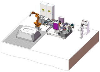 Sistem Pengecoran Otomatis Robotik